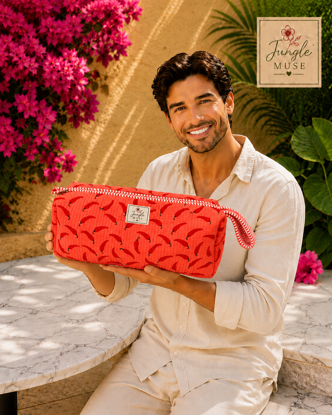 Red Hot Chilli Quilted Dyson Bag