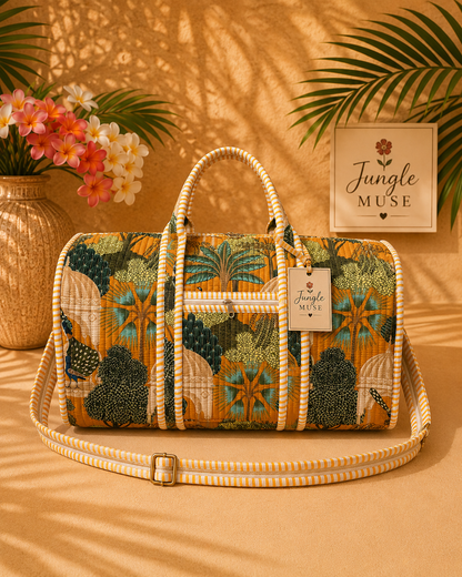Golden Grove Quilted Duffle Bag