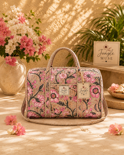 Secret Garden Quilted Duffle Bag