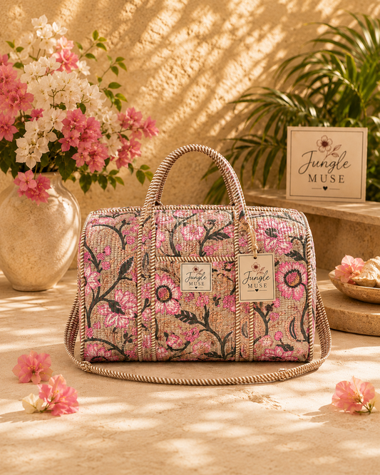 Secret Garden Quilted Duffle Bag