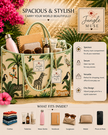 Savannah Ivory Quilted Tote Bag