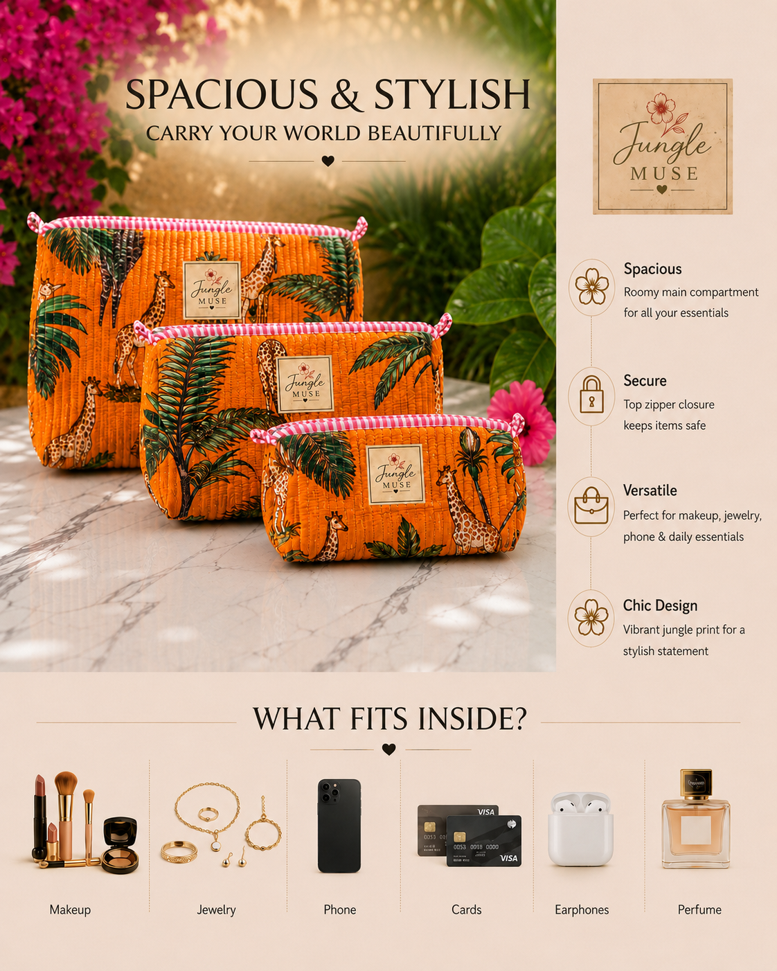 Savannah Sunset Pouch Set