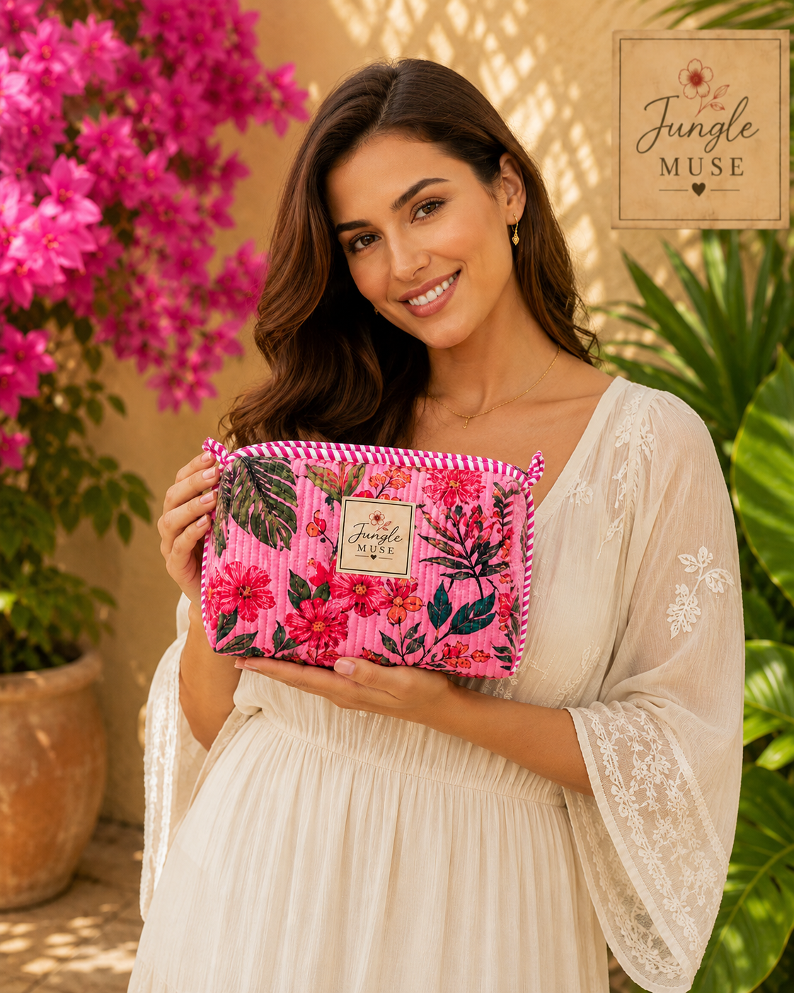 Pink Paradise Pouch Set