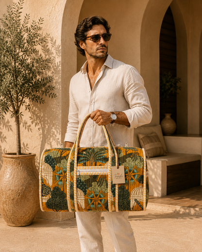 Golden Grove Quilted Duffle Bag