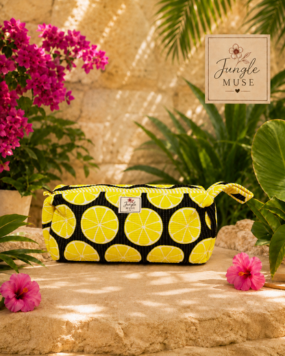 Lemon Zest Quilted Dyson Bag