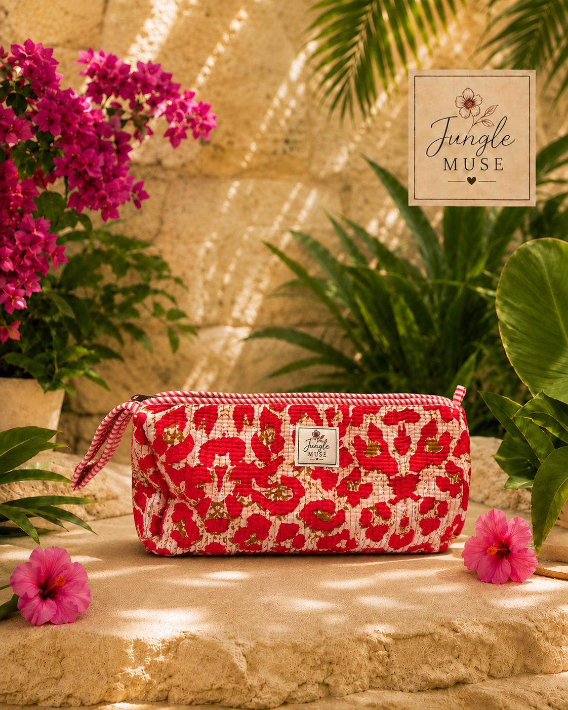 Red Poppy Bloom Dyson Bag