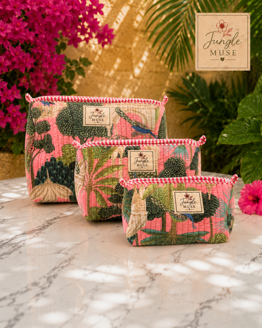 Palm Paradise Pouch Set