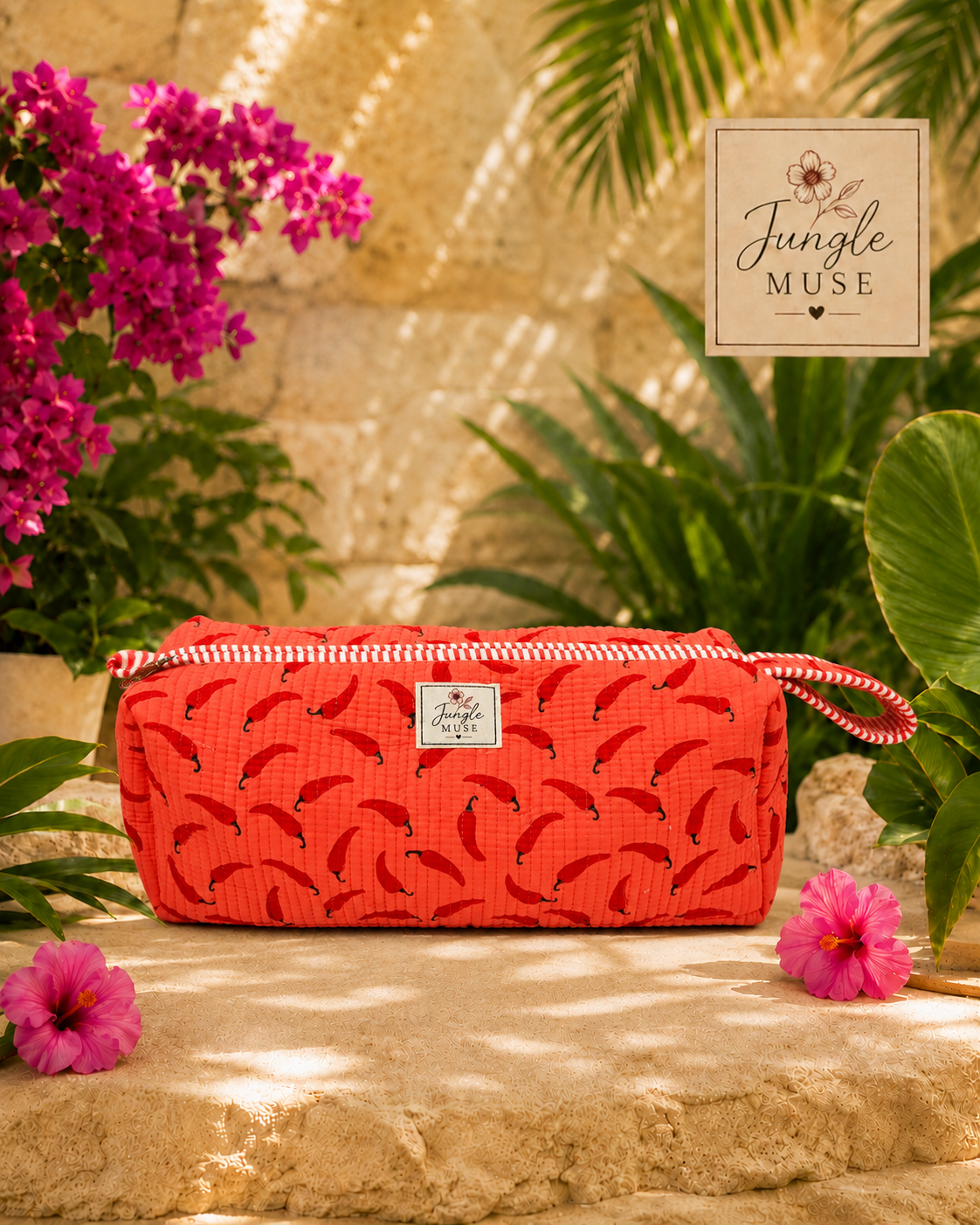 Red Hot Chilli Quilted Dyson Bag