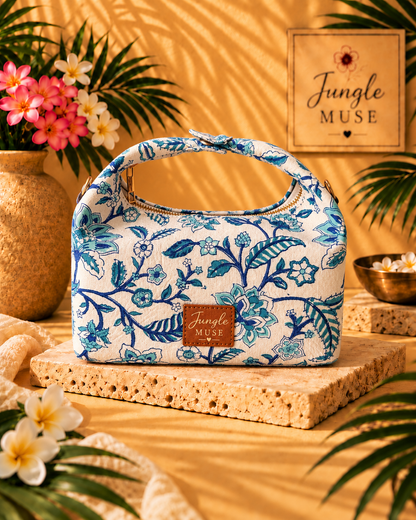 Luma Blue Bloom Bag