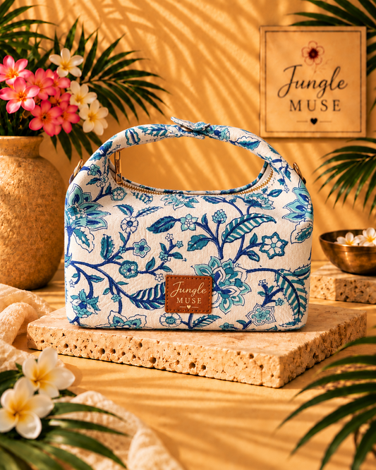 Luma Blue Bloom Bag