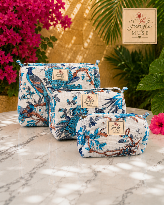 Porcelain Garden Pouch Set