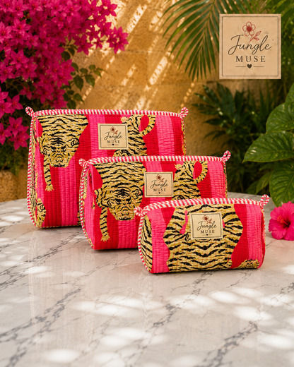 Pink Panther Pouch Set