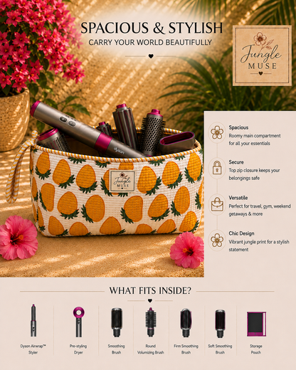 Pineapple Bloom Dyson Bag