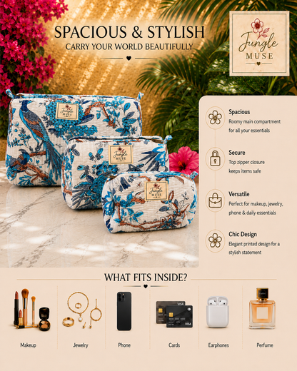 Porcelain Garden Pouch Set