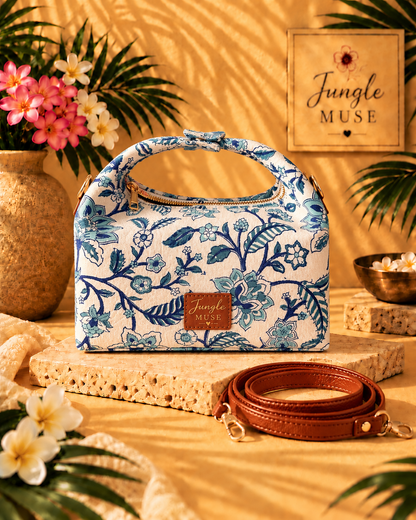 Luma Blue Bloom Bag