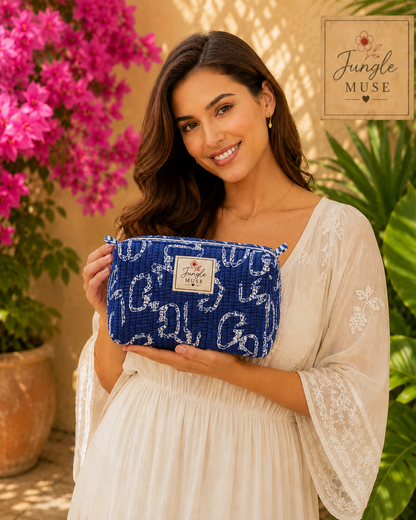 Indigo Tide Pouch Set
