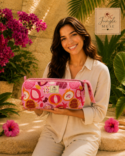 Pink Tropical Bloom Dyson Bag