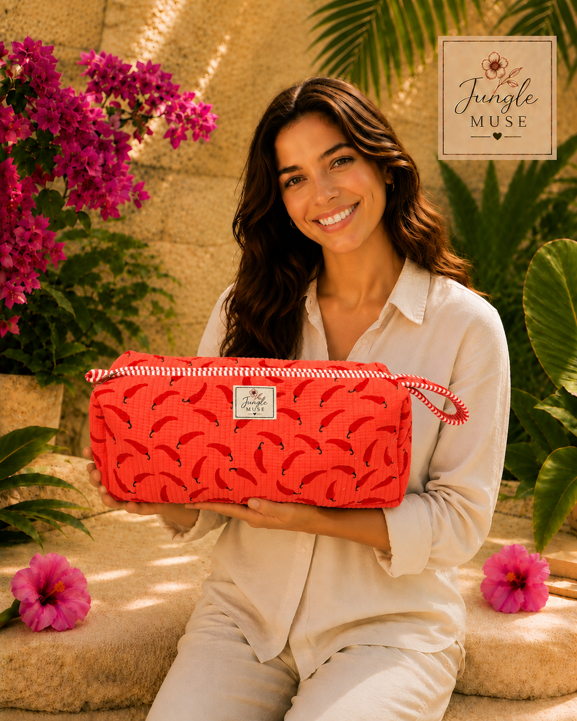 Red Hot Chilli Quilted Dyson Bag