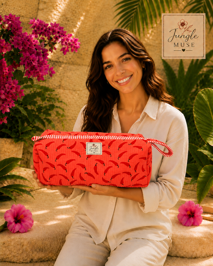 Red Hot Chilli Quilted Dyson Bag