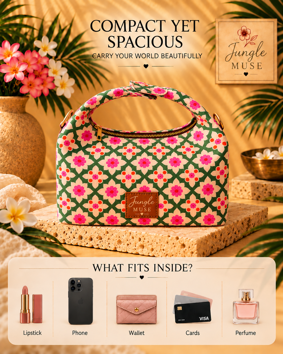 Luma Pink Garden Bag