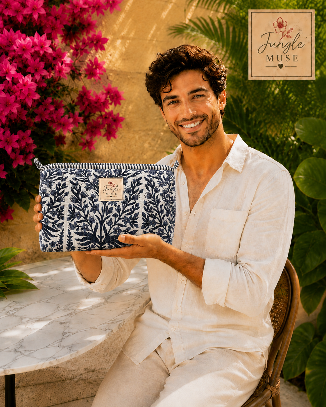 Heritage Bloom Pouch Set