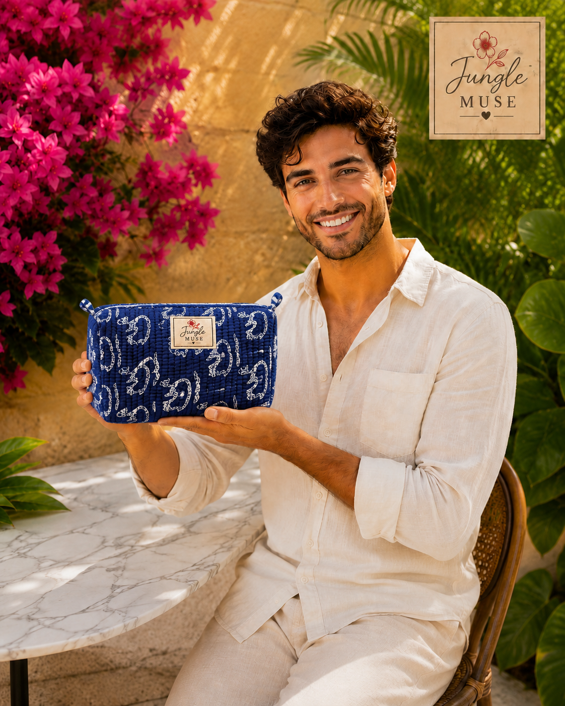 Indigo Tide Pouch Set