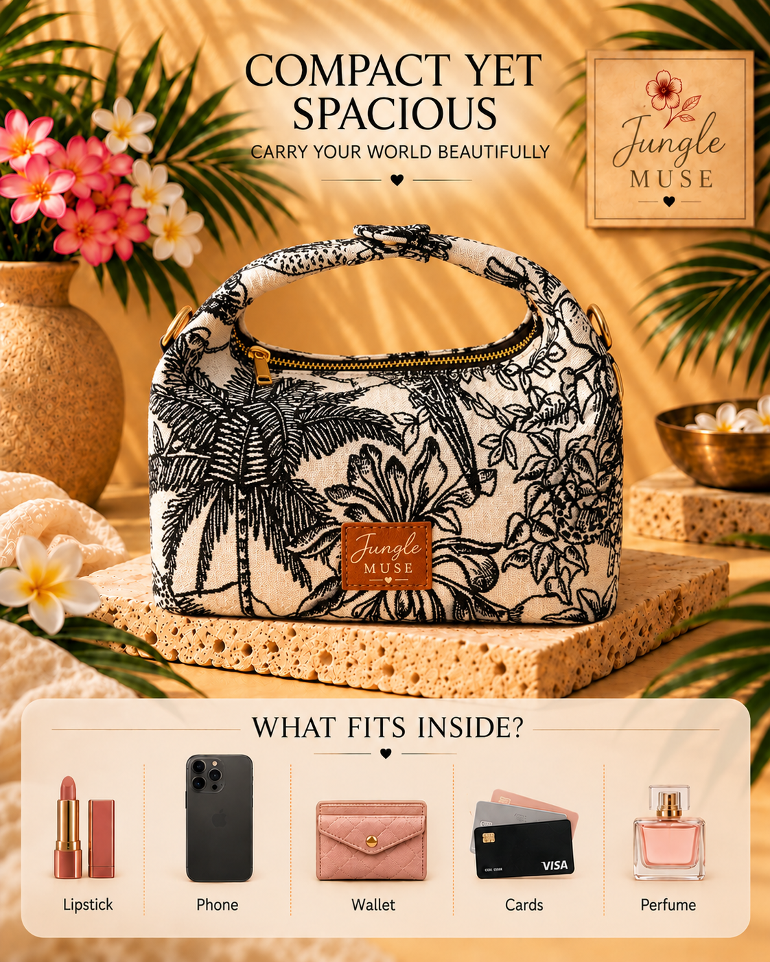 Luma Midnight Bloom Bag